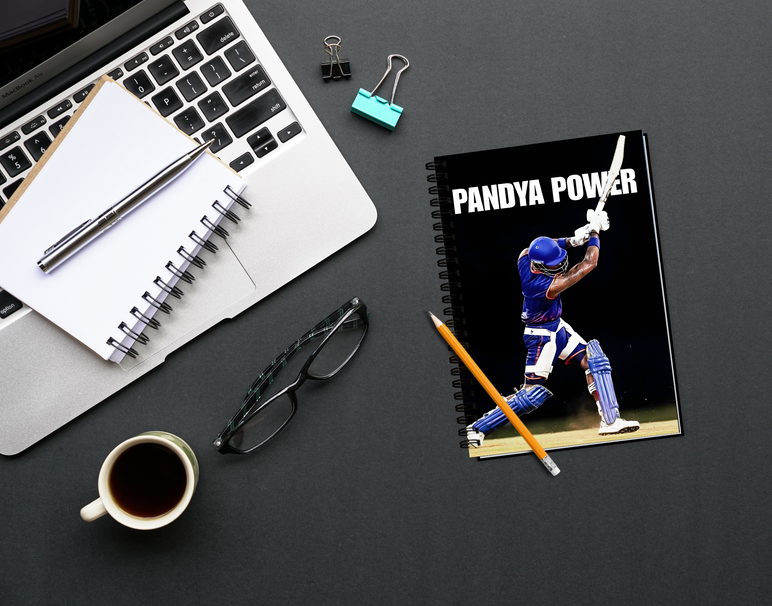 "PANDYA POWER: CRICKET FANBASE" -Elegant & Inspiring Diary for Daily Reflection
