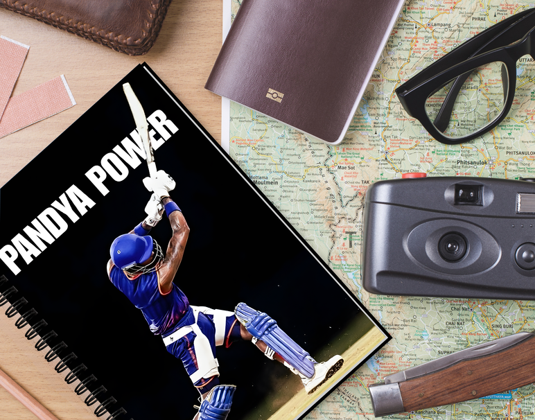 "PANDYA POWER: CRICKET FANBASE" -Elegant & Inspiring Diary for Daily Reflection