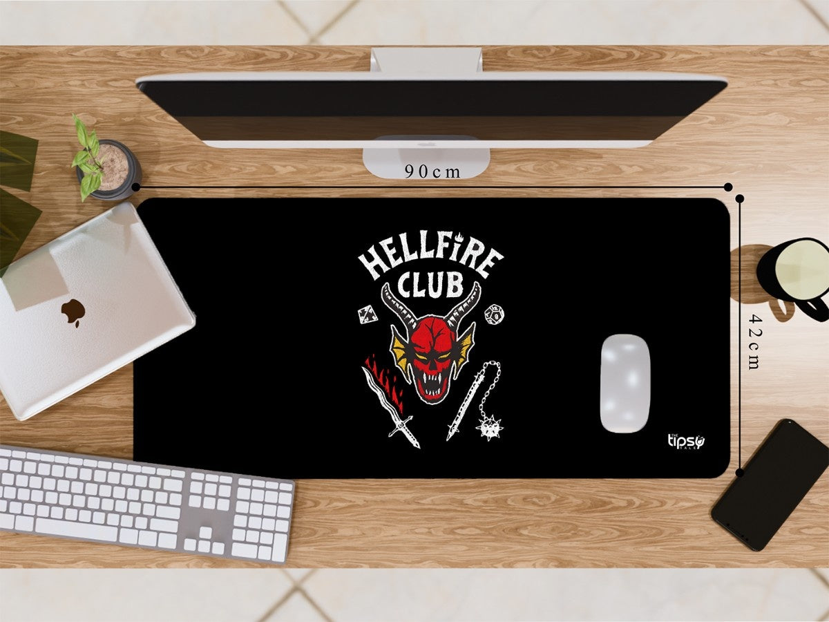 "HELFIRE CLUB - STRANGER THINGS Lover" Gaming Mousepad Elevate Your Gaming Experience