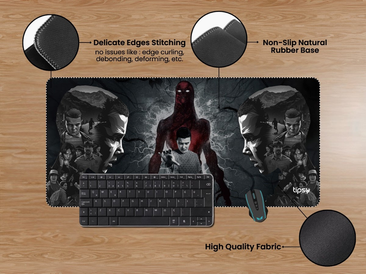 "001 VS 011 - STRANGER THINGS" Gaming Mousepad Elevate Your Gaming Experience