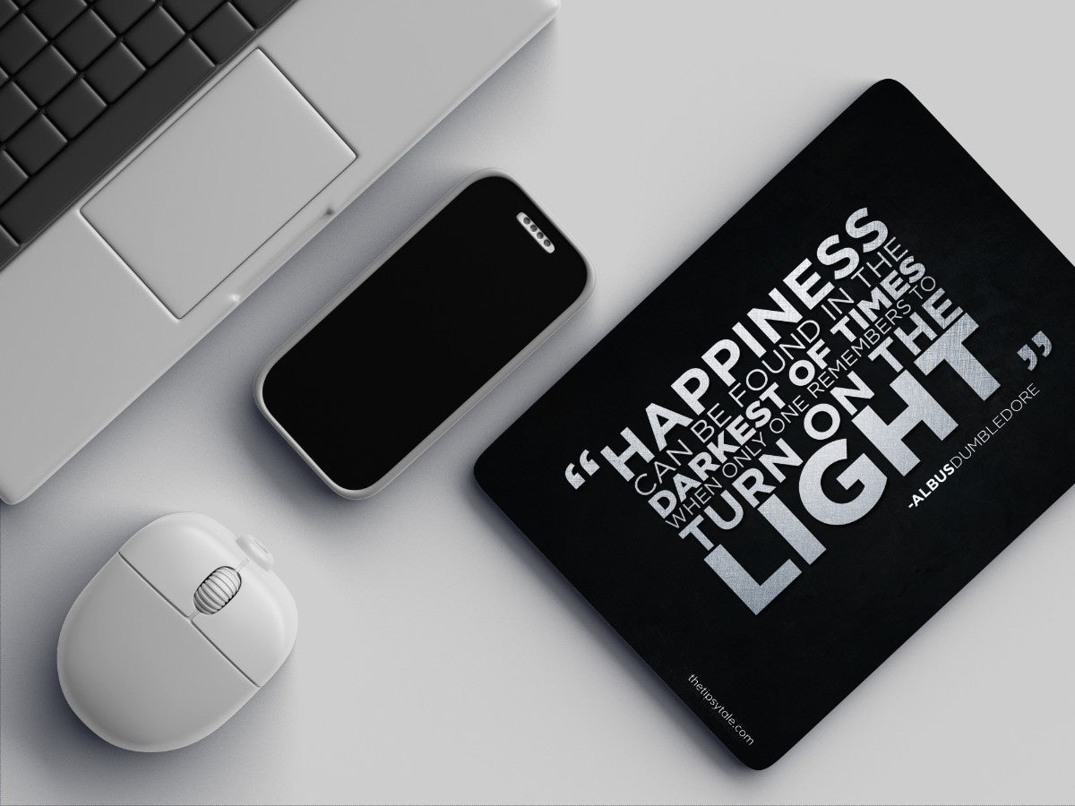 "DUMBLEDORE'S QOUTE - HARRY POTTER" Mousepad Enhance Your Workspace with Style