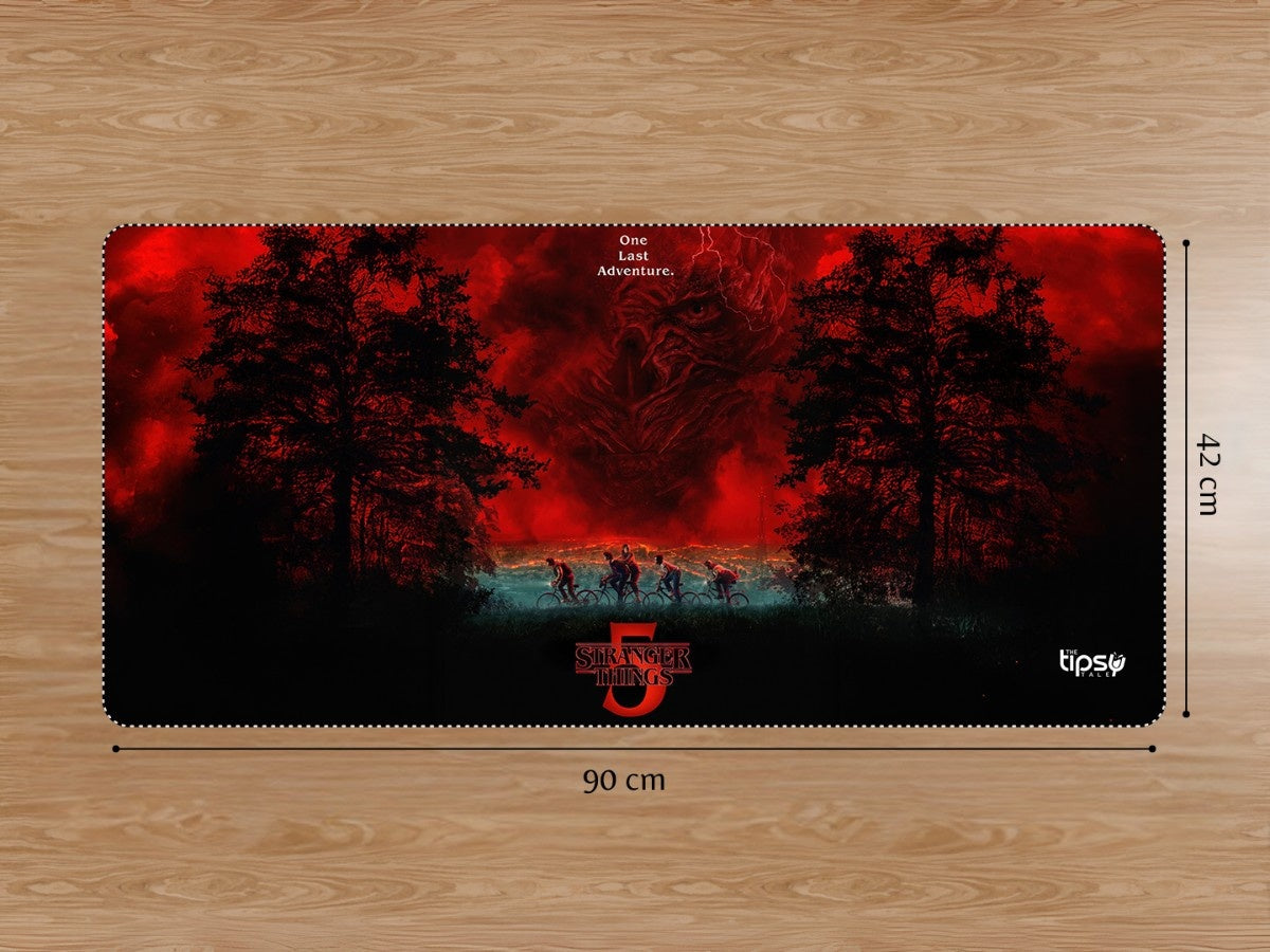 "STRANGER THINGS SEASON 5 - FINALE" Gaming Mousepad Elevate Your Gaming Experience