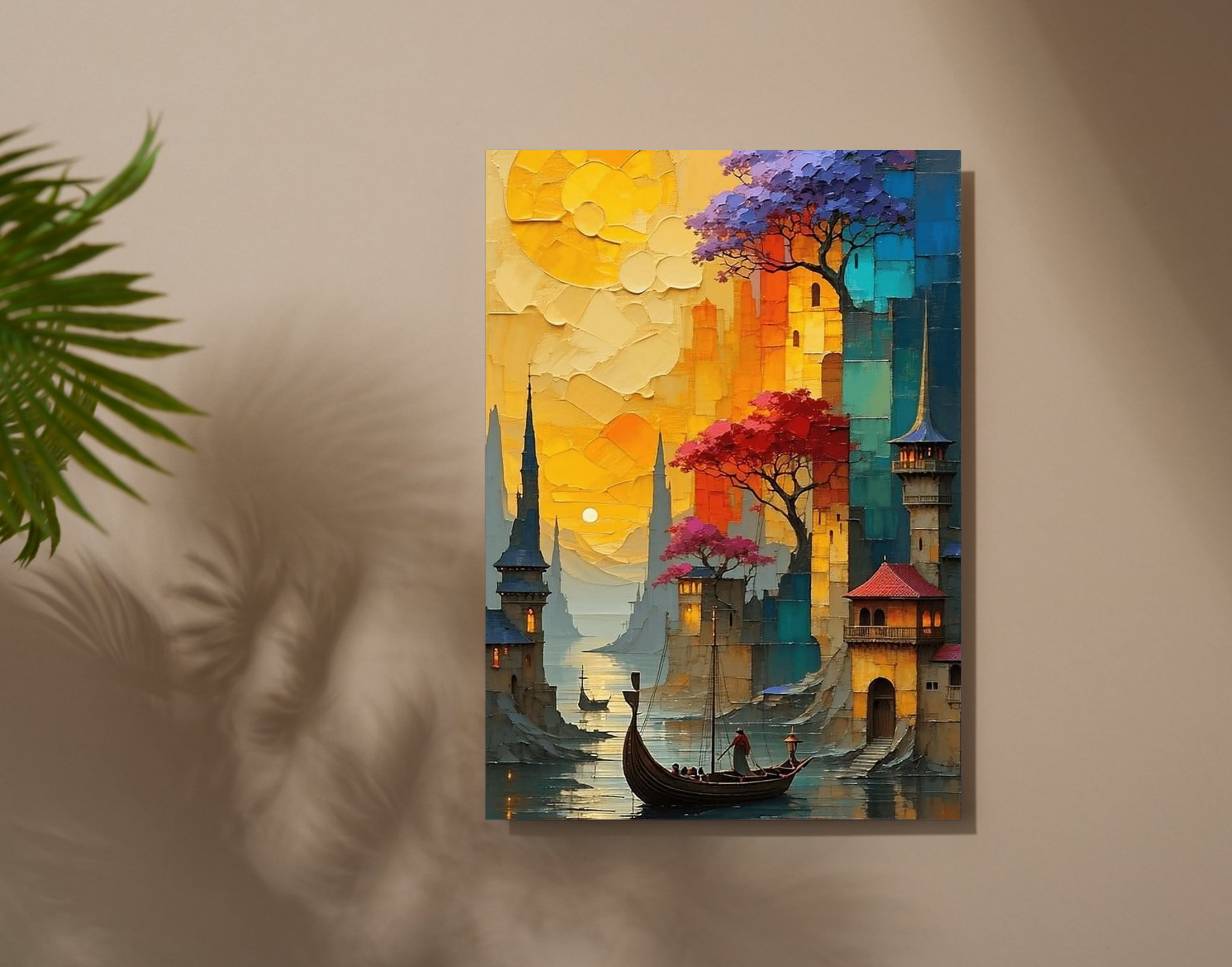 "Artistic Adventure"- Shiny & Sturdy Metallic Poster Art That Pops & Sticks