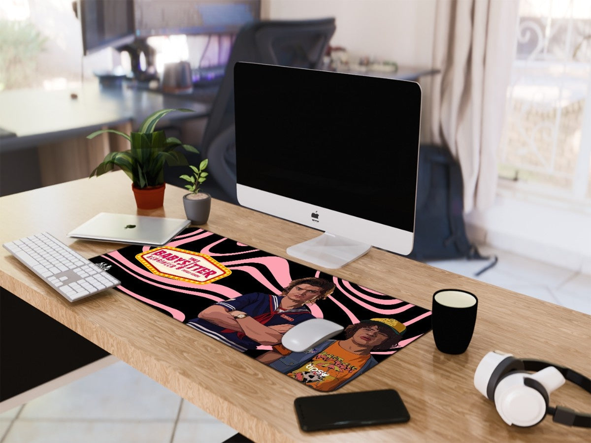 "STEVE AND DUSTIN - STRANGER THINGS" Gaming Mousepad Elevate Your Gaming Experience