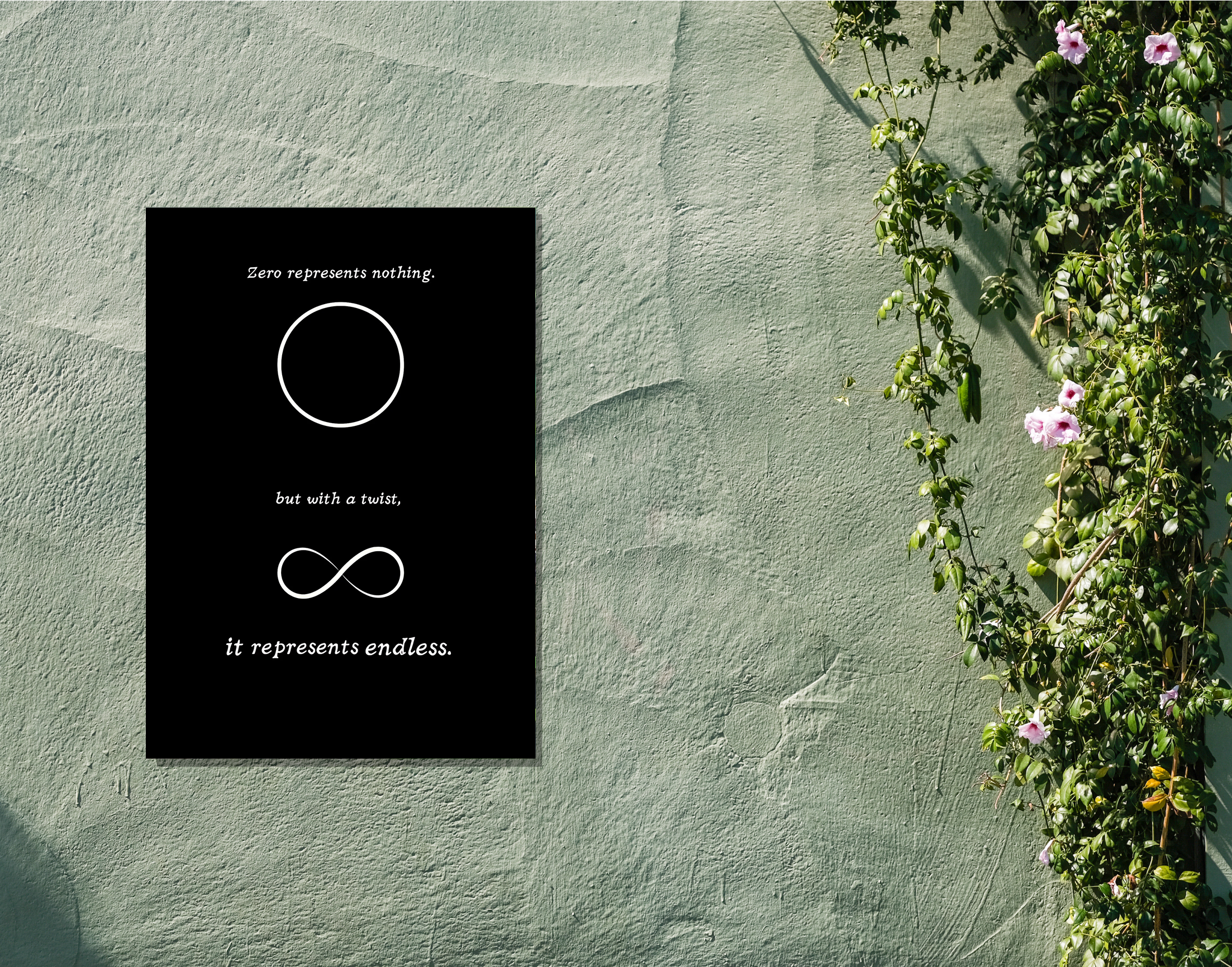 "Endless Possibilities with a twist"- Shiny & Sturdy Metallic Poster Art That Pops & Sticks
