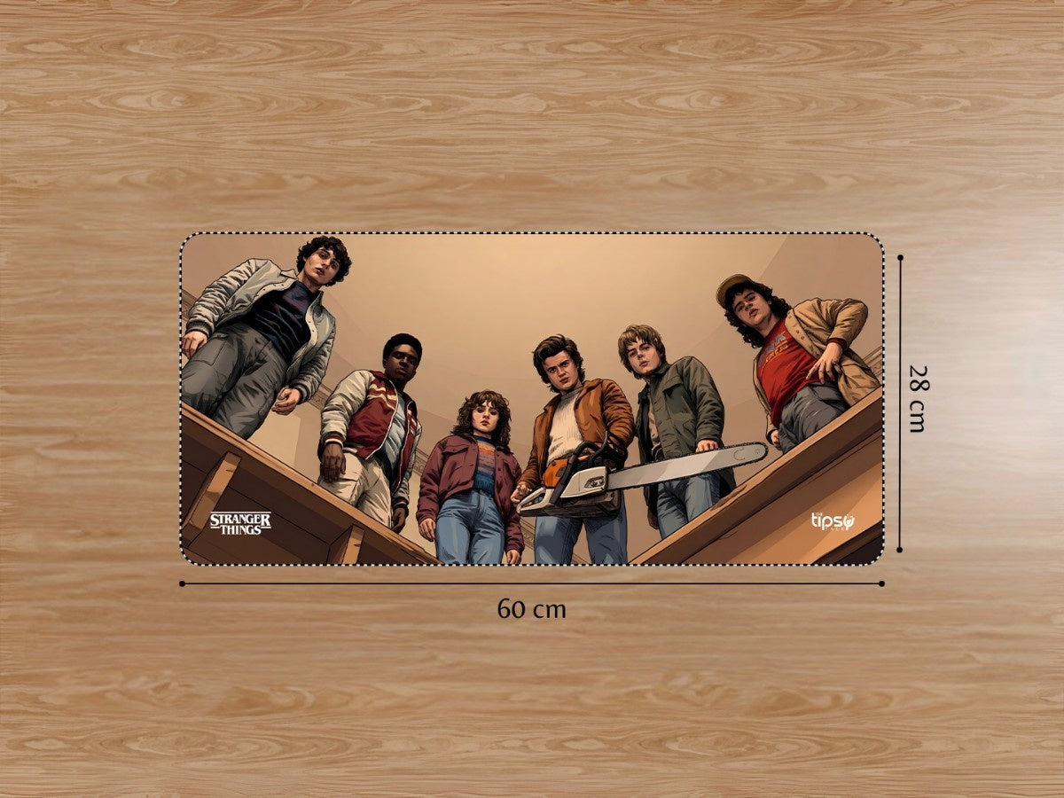 "WHEN THINGS GET STRANGE - STRANGER THINGS" Gaming Mousepad Elevate Your Gaming Experience