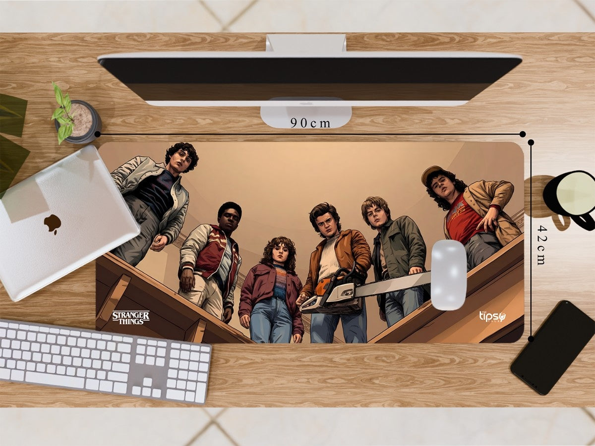 "WHEN THINGS GET STRANGE - STRANGER THINGS" Gaming Mousepad Elevate Your Gaming Experience