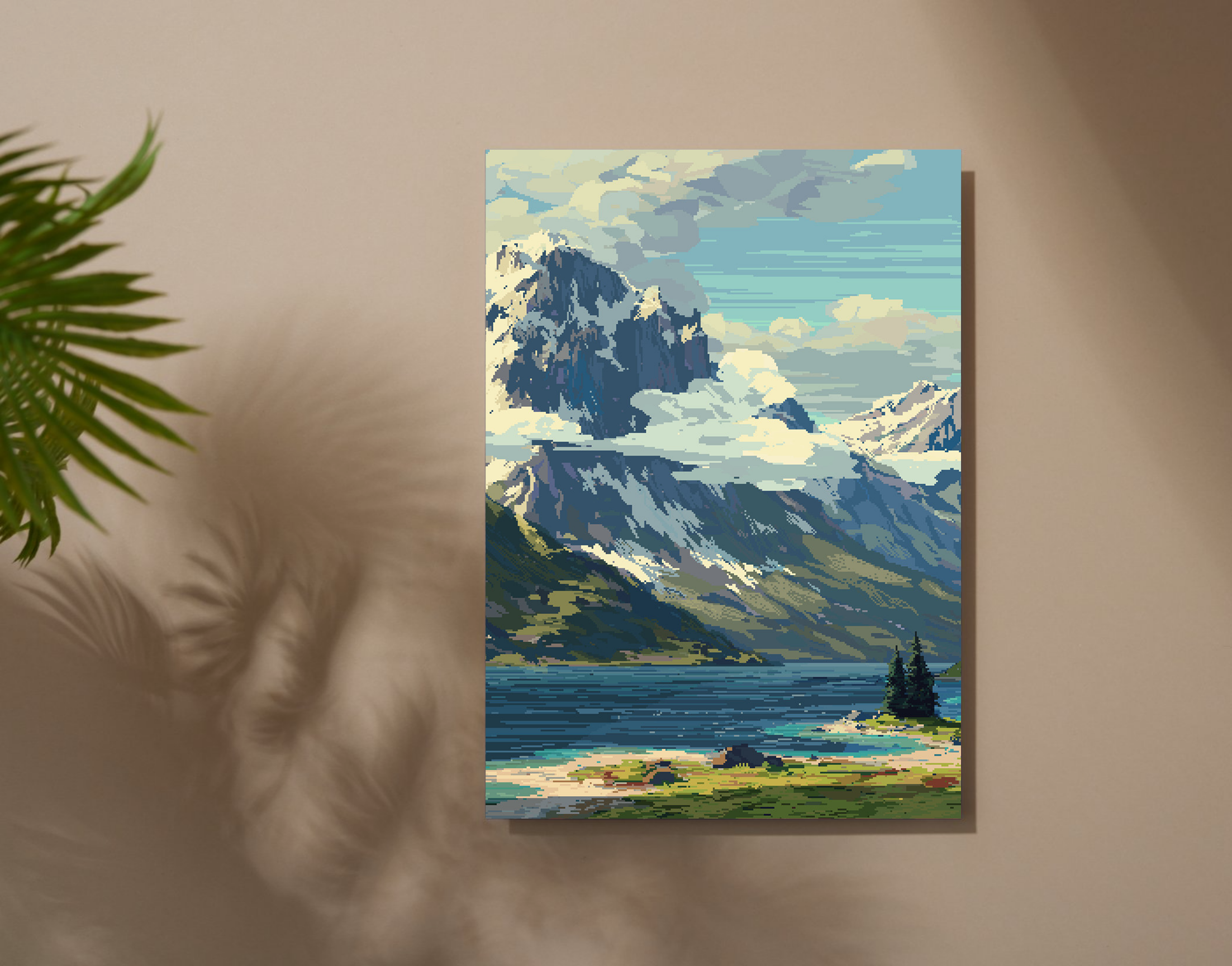 "Paint The Nature"- Shiny & Sturdy Metallic Poster Art That Pops & Sticks