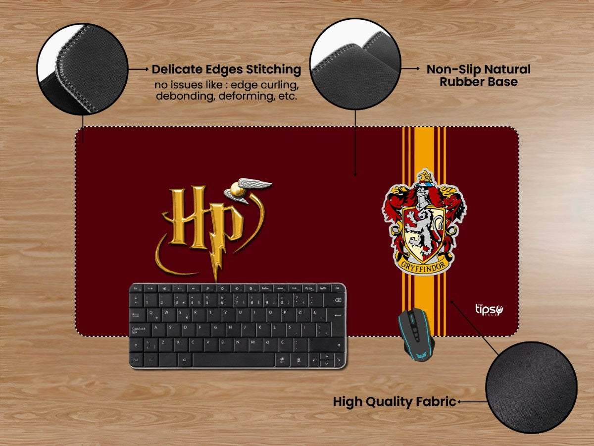 "GRYFINDOR - HARRY POTTER" Gaming Mousepad Elevate Your Gaming Experience