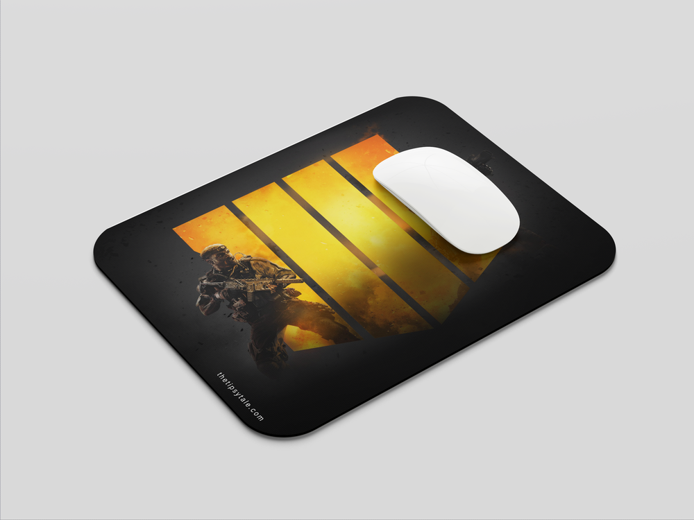 "CALL OF DUTY BLACK OPS - SOLIDER GAMING" Mousepad Enhance Your Workspace with Style
