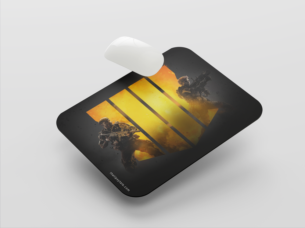 "CALL OF DUTY BLACK OPS - SOLIDER GAMING" Mousepad Enhance Your Workspace with Style