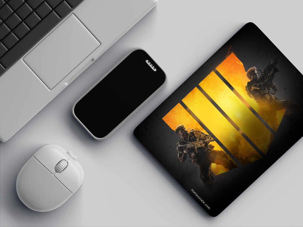 "CALL OF DUTY BLACK OPS - SOLIDER GAMING" Mousepad Enhance Your Workspace with Style