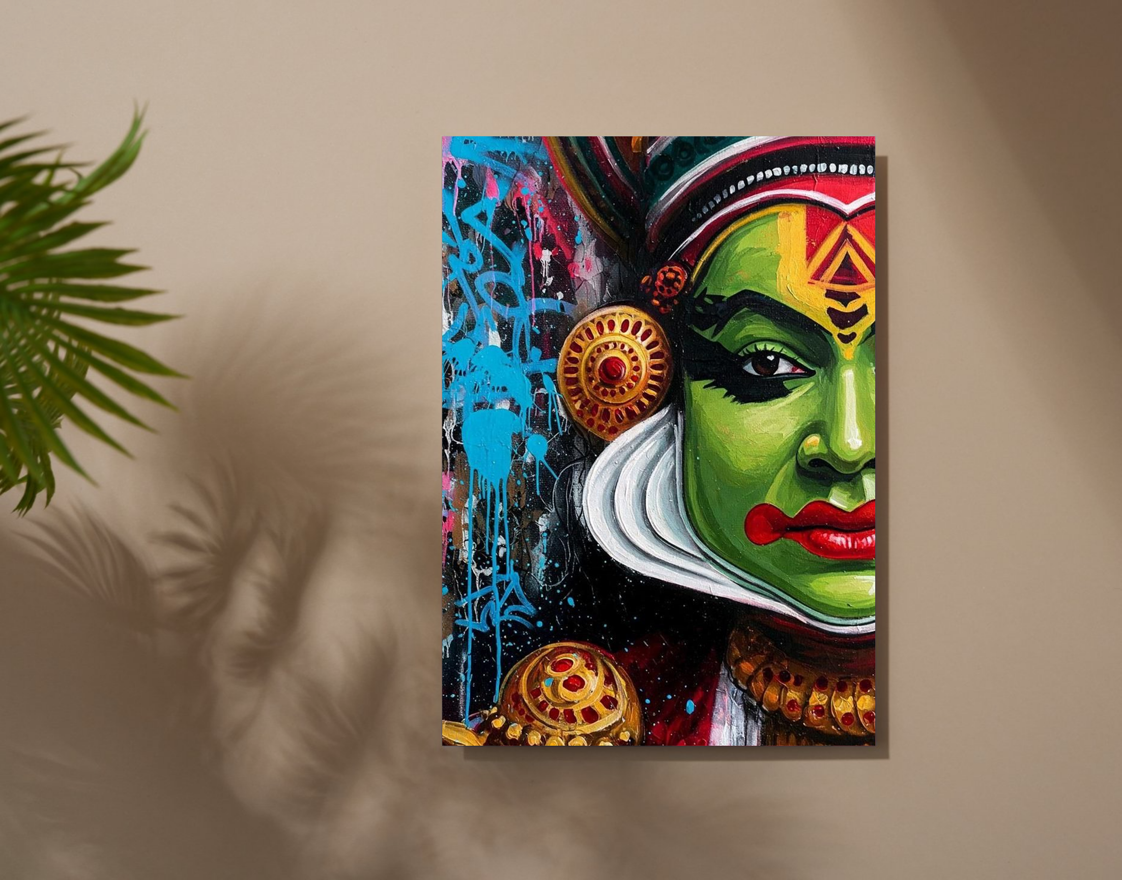 "Kerala Dance Vibe"- Shiny & Sturdy Metallic Poster Art That Pops & Sticks