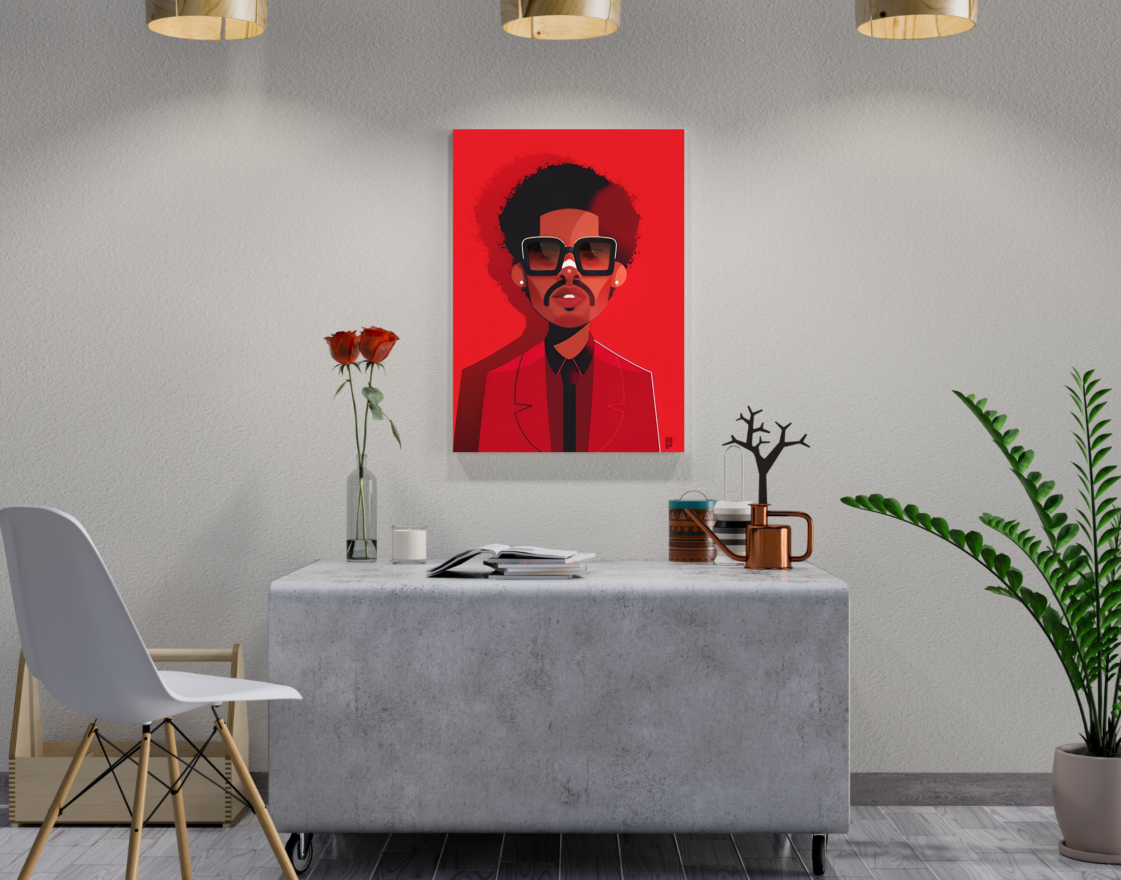 "Weekend"- Shiny & Sturdy Metallic Poster Art That Pops & Sticks