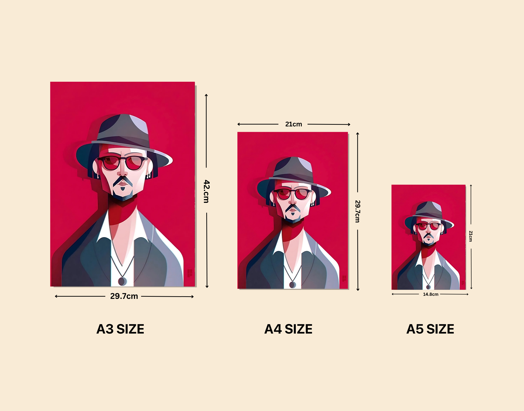 "Johnny Depp"- Shiny & Sturdy Metallic Poster Art That Pops & Sticks