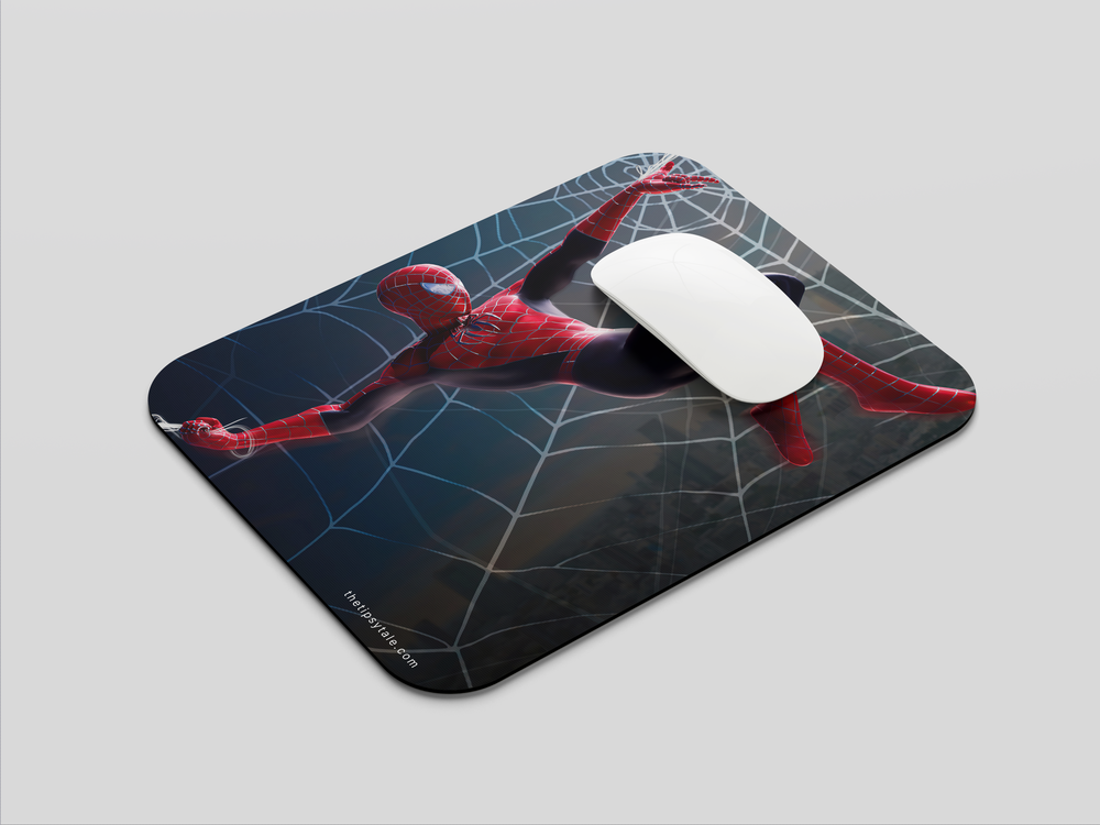 "SPIDER MAN WEB FIGHT" Mousepad Enhance Your Workspace with Style