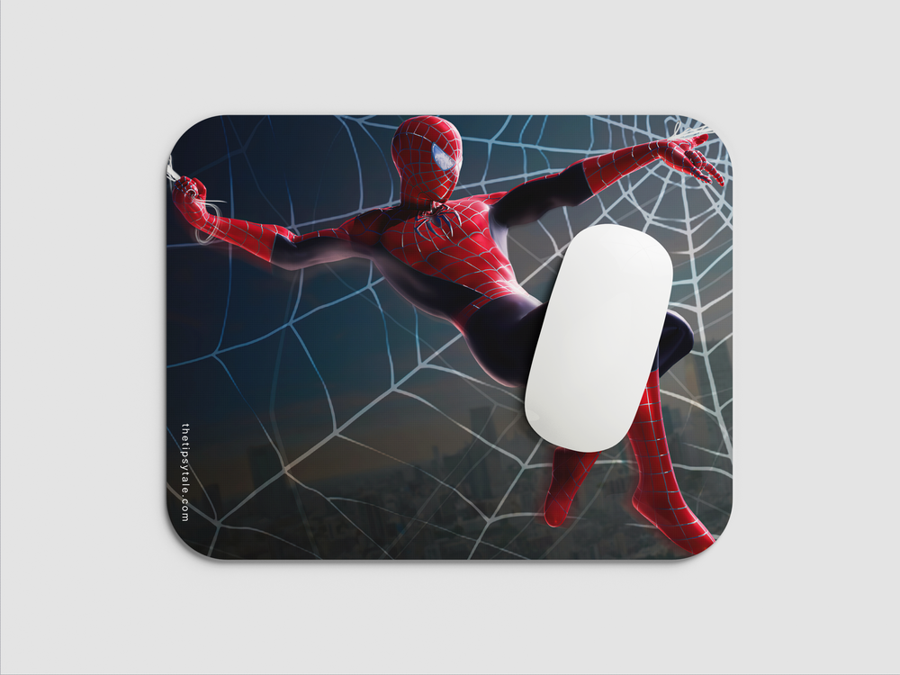"SPIDER MAN WEB FIGHT" Mousepad Enhance Your Workspace with Style