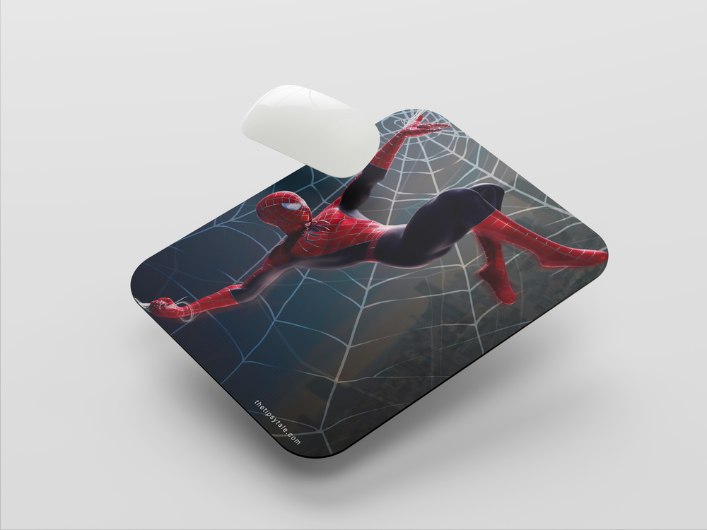 "SPIDER MAN WEB FIGHT" Mousepad Enhance Your Workspace with Style