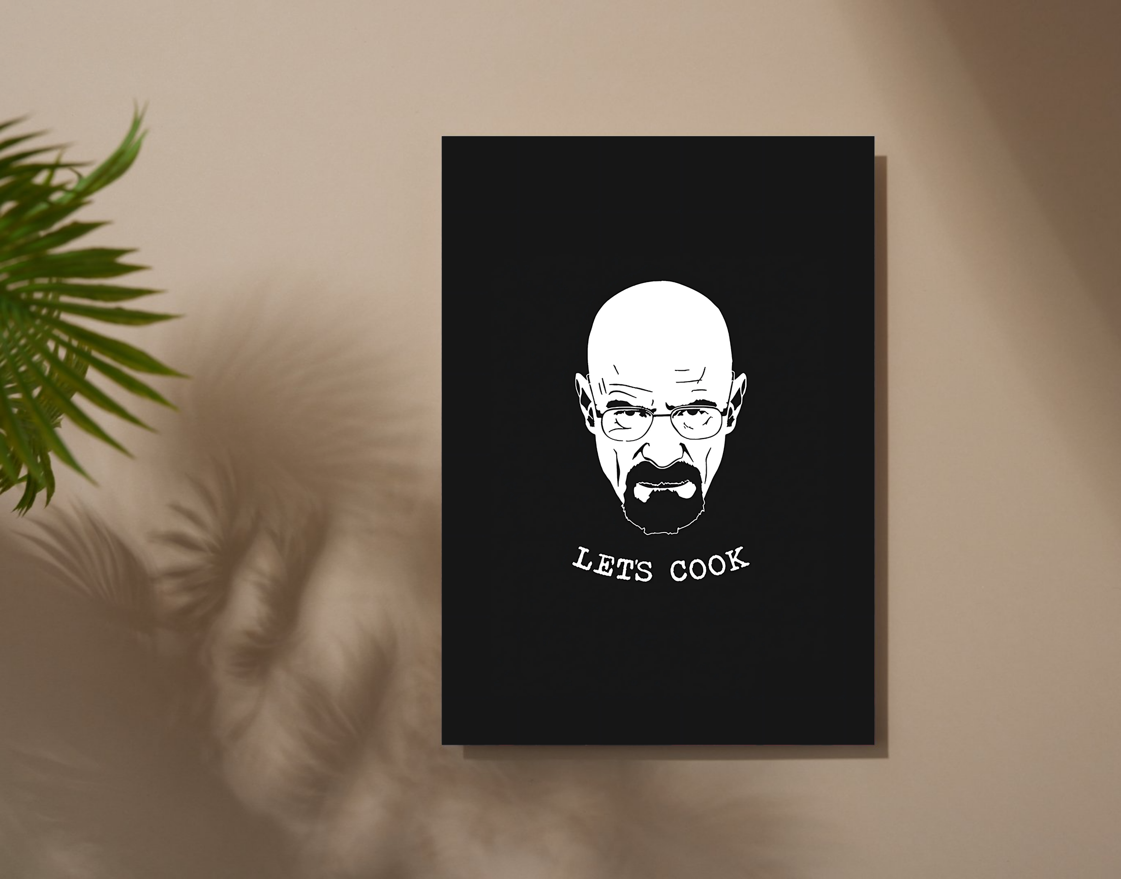 "Lets Cook- Braking Bad"- Shiny & Sturdy Metallic Poster Art That Pops & Sticks