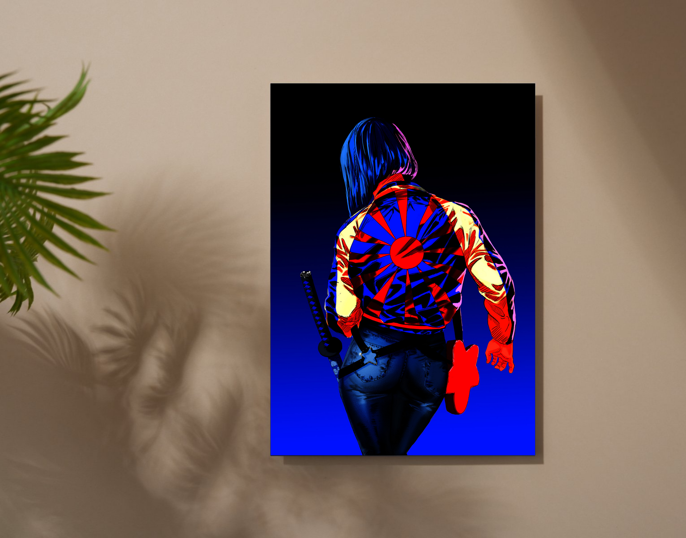 "SLAY LIKE A BABE"- Shiny & Sturdy Metallic Poster Art That Pops & Sticks (Literally!)