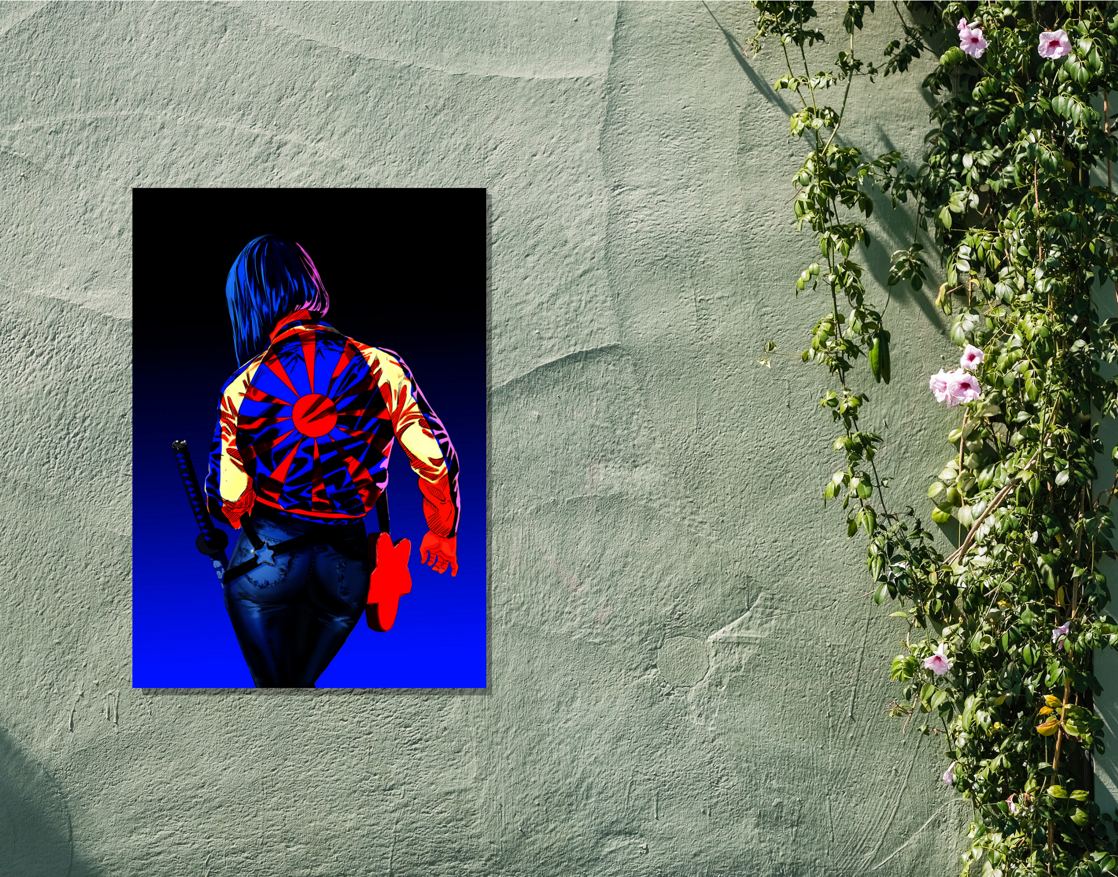 "SLAY LIKE A BABE"- Shiny & Sturdy Metallic Poster Art That Pops & Sticks (Literally!)