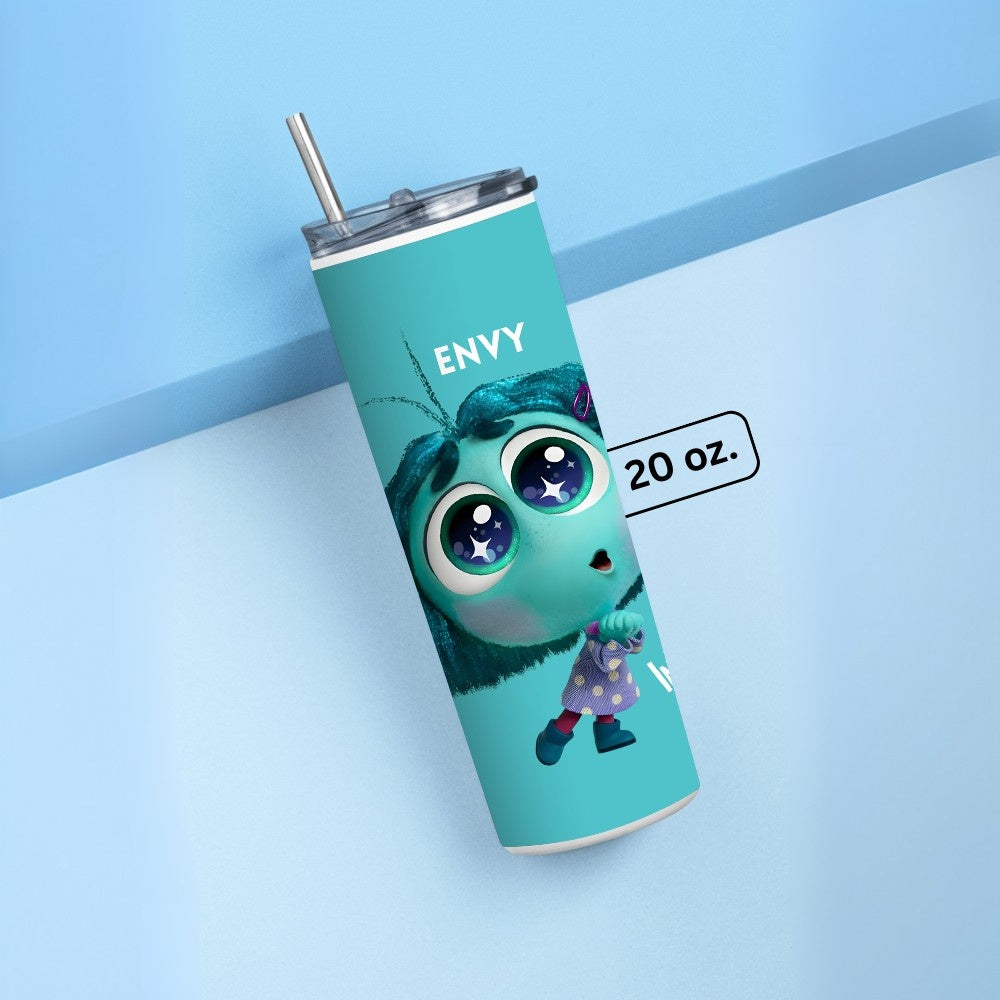 "Insight Out : Envy" Tumbler with Metal Straw