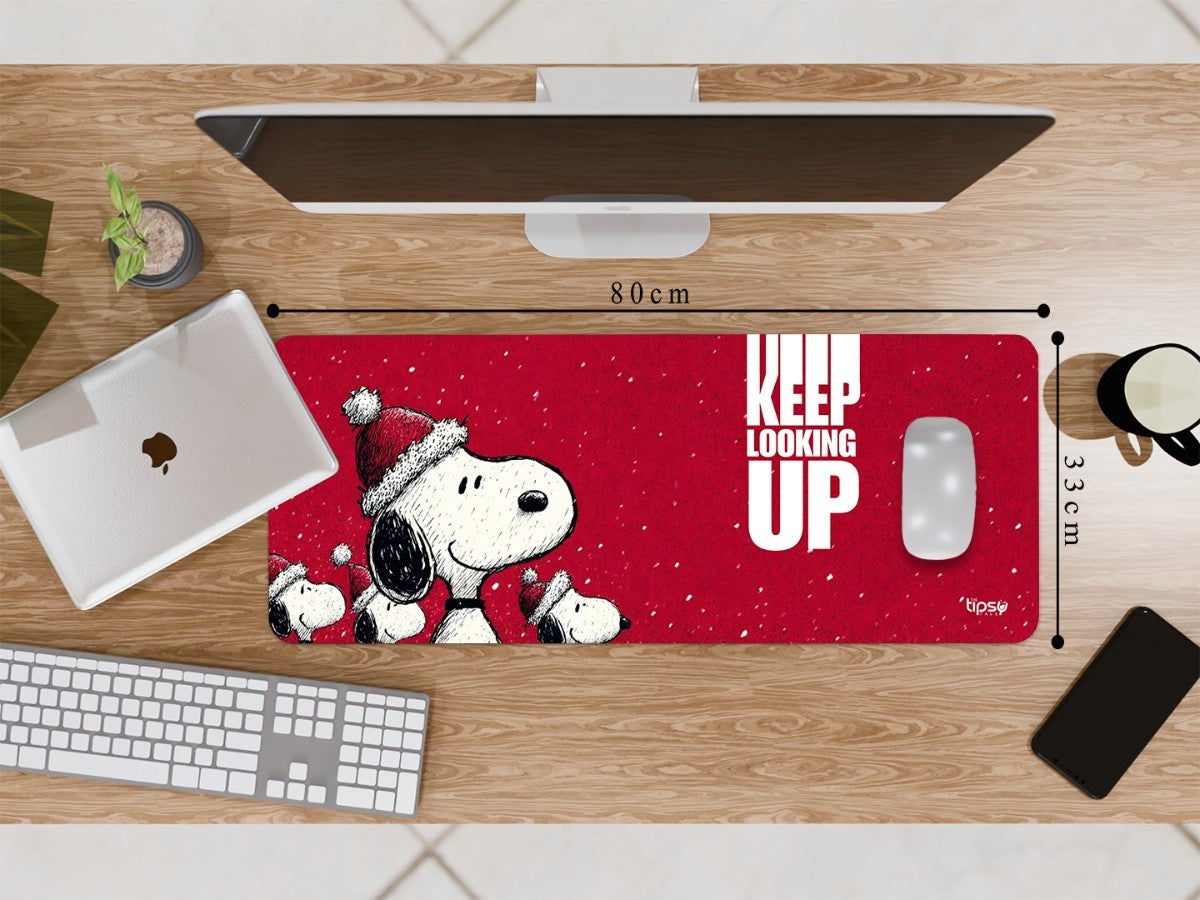 "KEEP LOOKING UP - SNOOPY DOG" Gaming Mousepad Elevate Your Gaming Experience