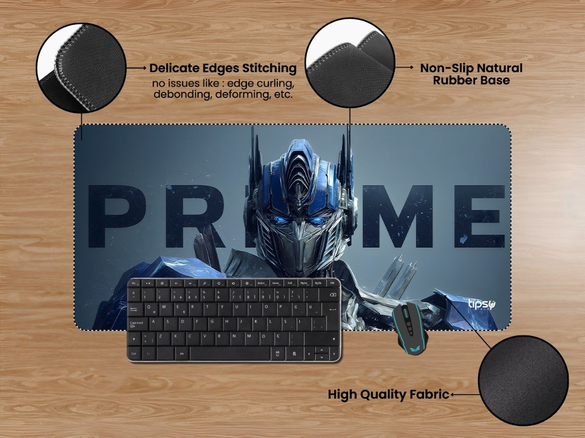 "LEADER OF LEGENDS - OPTIMUS PRIME" Gaming Mousepad Elevate Your Gaming Experience