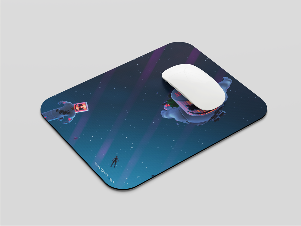 "FORTNITE : MARSHMELLO" Mousepad Enhance Your Workspace with Style