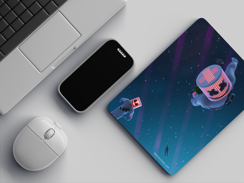 "FORTNITE : MARSHMELLO" Mousepad Enhance Your Workspace with Style