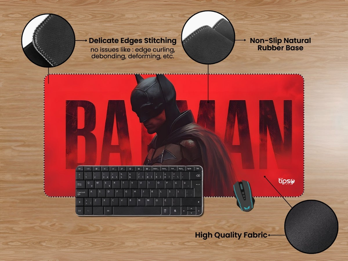 "BATMAN - THE HUNT" Gaming Mousepad Elevate Your Gaming Experience