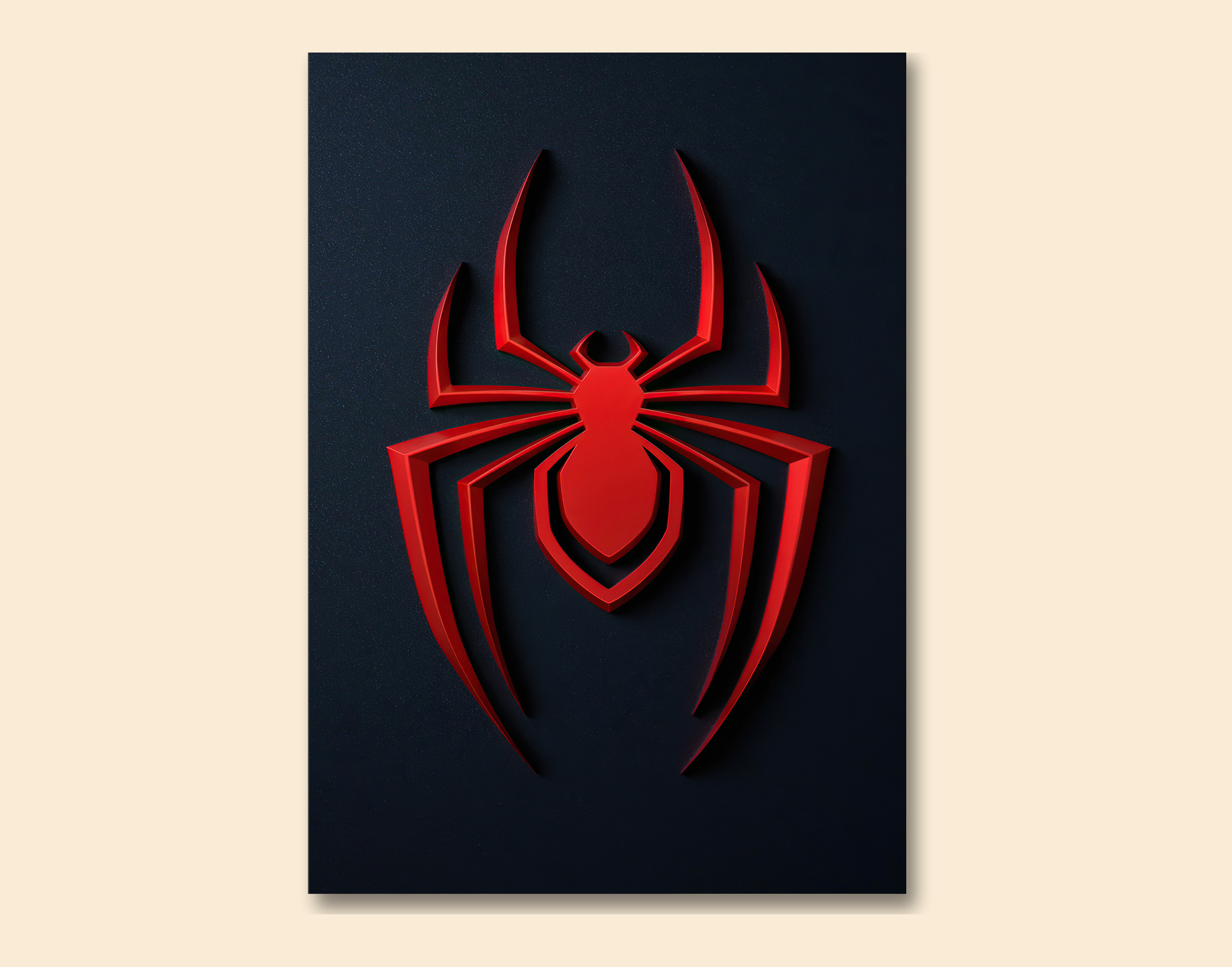 "SPIDERMAN HOME COMING"- Shiny & Sturdy Metallic Poster Art That Pops & Sticks