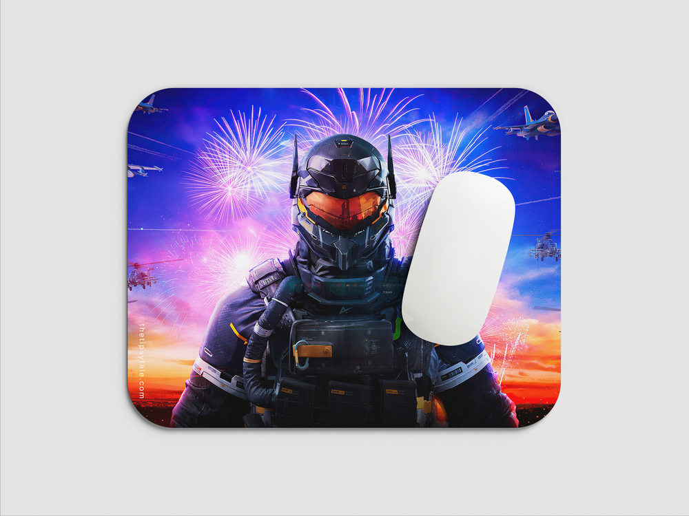"INSTANT WAR" Mousepad Enhance Your Workspace with Style