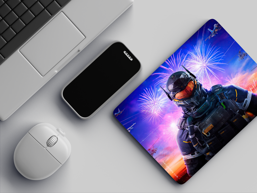 "INSTANT WAR" Mousepad Enhance Your Workspace with Style