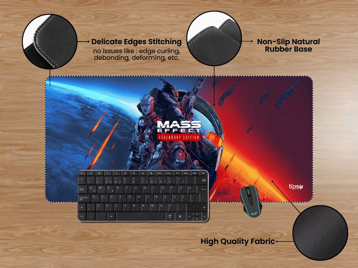 "Mass Effect Legendary" Gaming Mousepad Elevate Your Gaming Experience