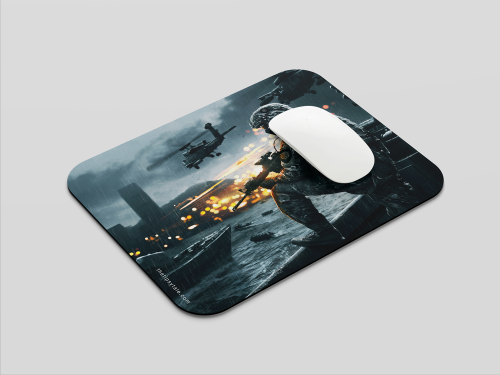 "BATTLEFIELD 4 SIEGE OF SHANGHAI" Mousepad Enhance Your Workspace with Style