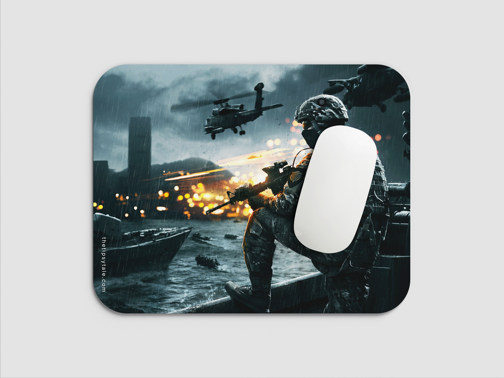 "BATTLEFIELD 4 SIEGE OF SHANGHAI" Mousepad Enhance Your Workspace with Style