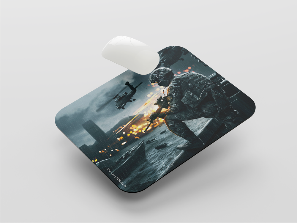 "BATTLEFIELD 4 SIEGE OF SHANGHAI" Mousepad Enhance Your Workspace with Style