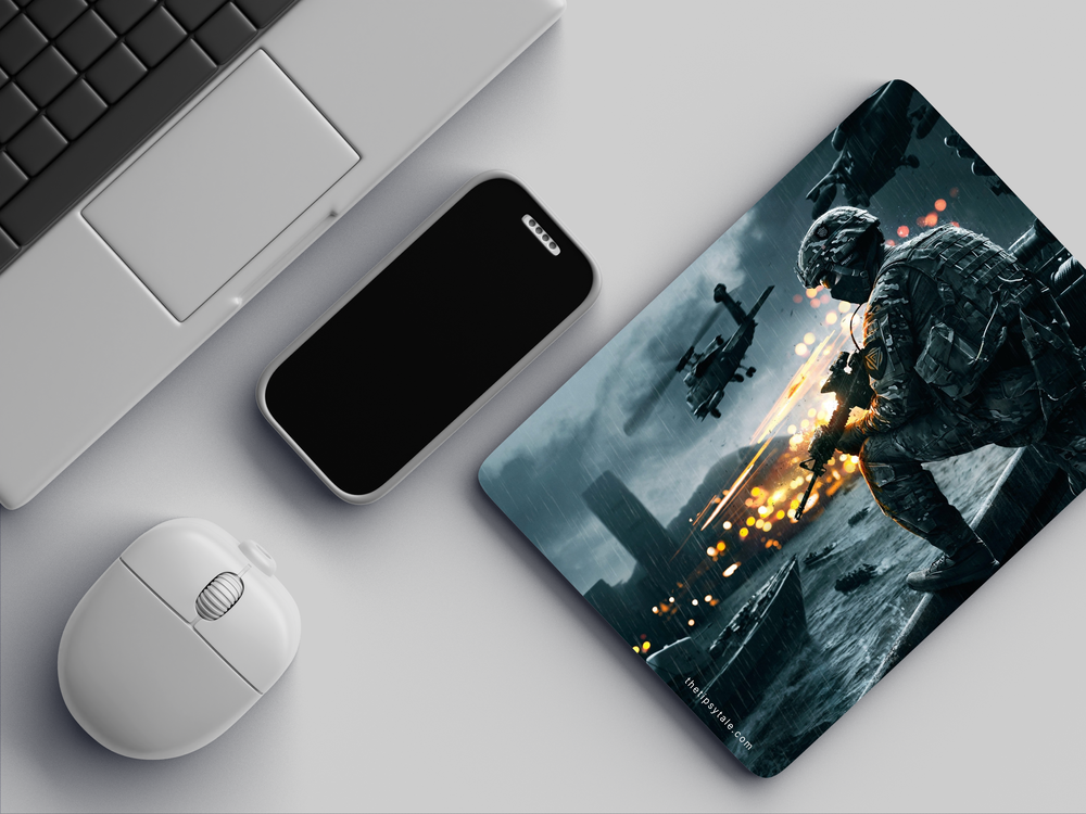 "BATTLEFIELD 4 SIEGE OF SHANGHAI" Mousepad Enhance Your Workspace with Style