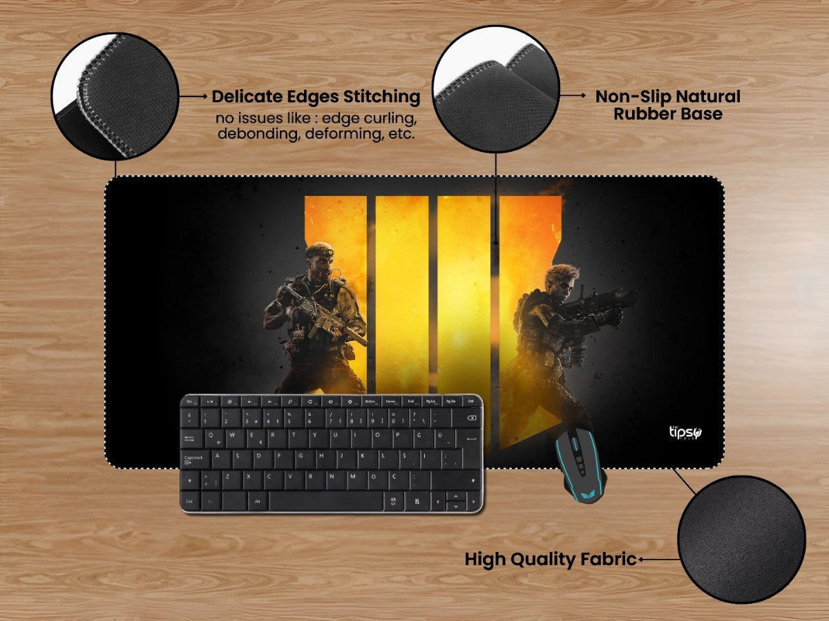 "Call of Duty Black Ops - Solider Gaming" Gaming Mousepad Elevate Your Gaming Experience