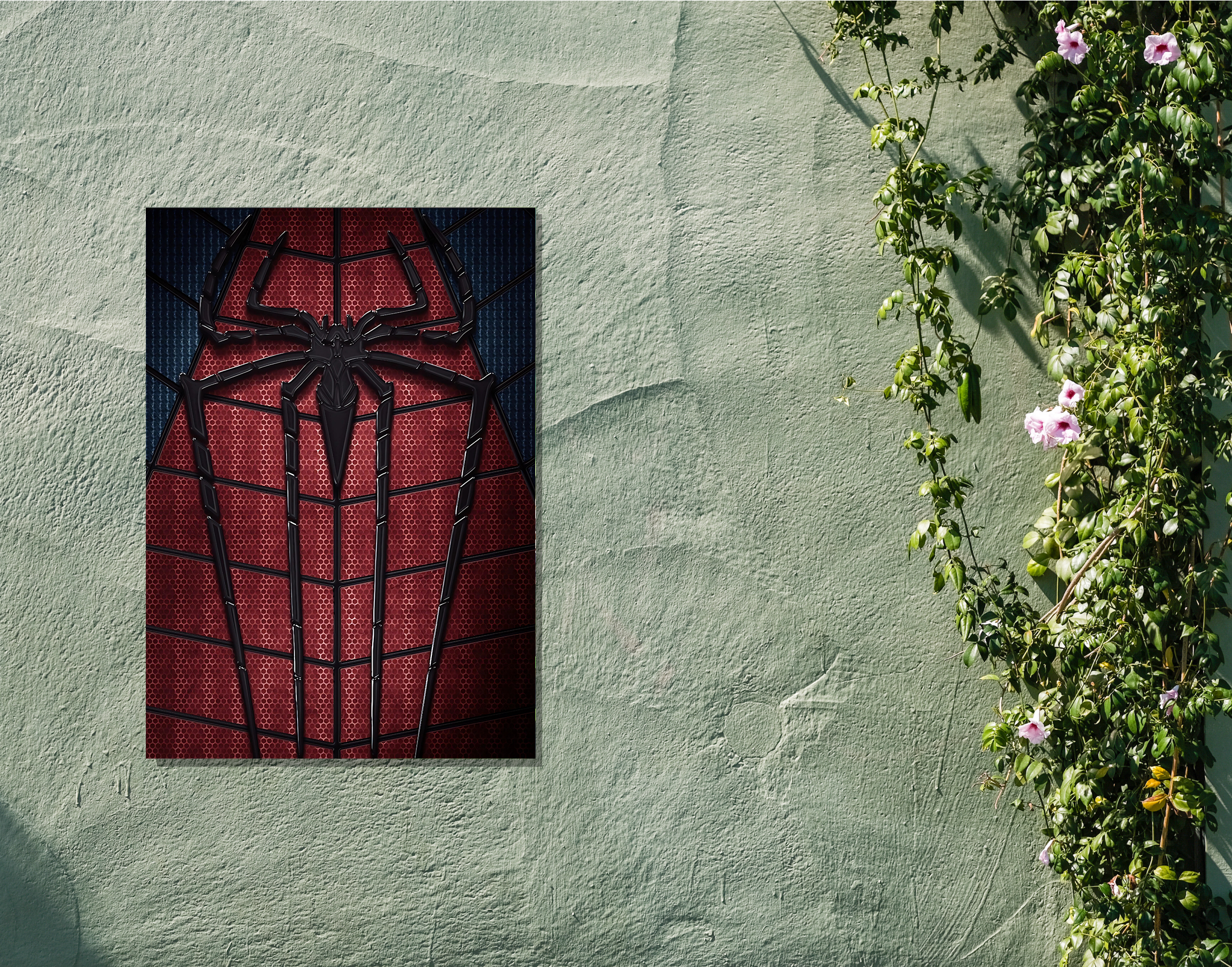 "AMAZING SPIDERMAN"- Shiny & Sturdy Metallic Poster Art That Pops & Sticks