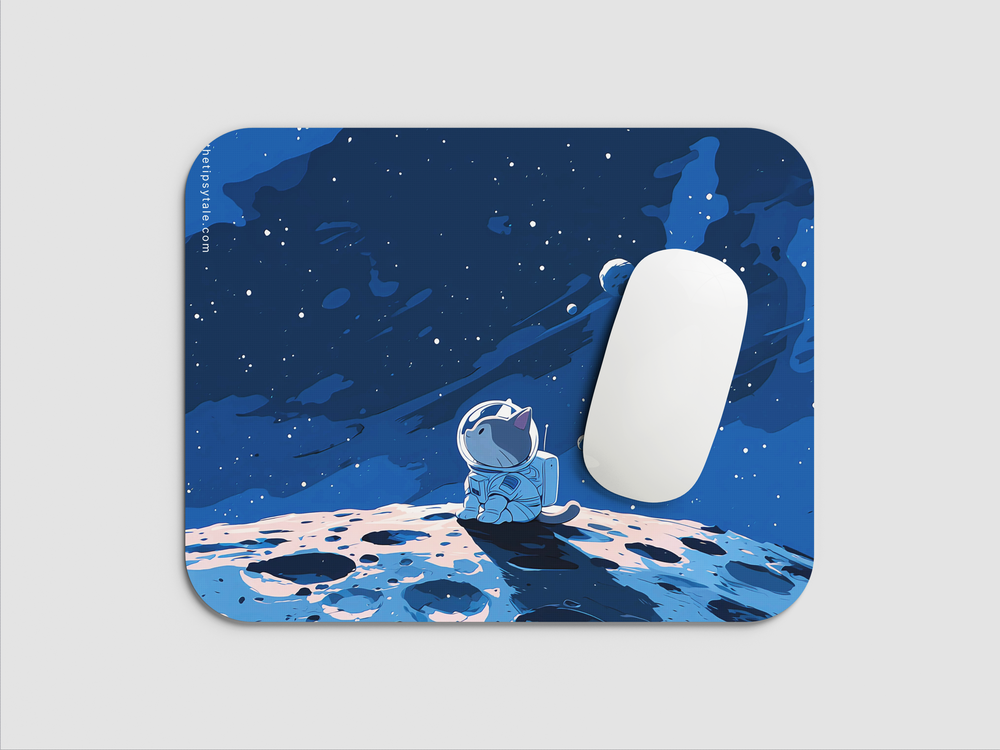 "ASTRONAUT CAT IN SPACE" Mousepad Enhance Your Workspace with Style