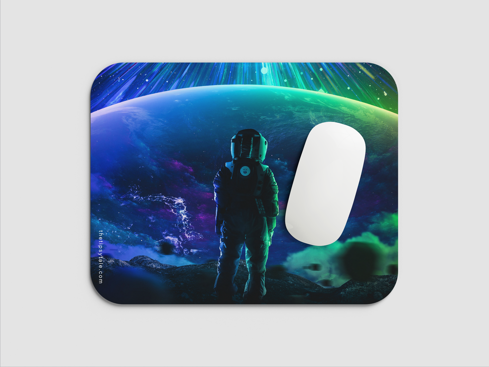 "ASTRONAUT SKY VIEW" Mousepad Enhance Your Workspace with Style