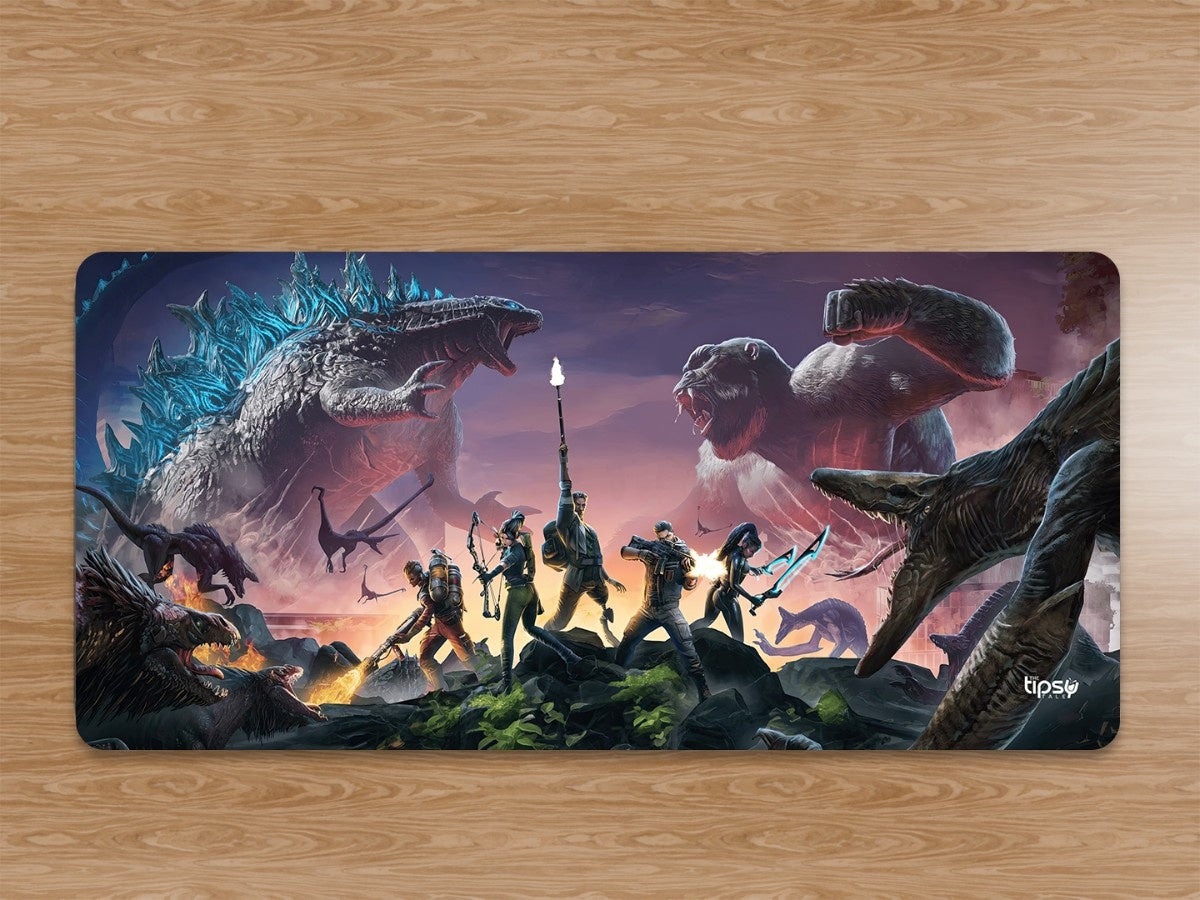 "Godzilla x Kong Titan Chasers " Gaming Mousepad Elevate Your Gaming Experience