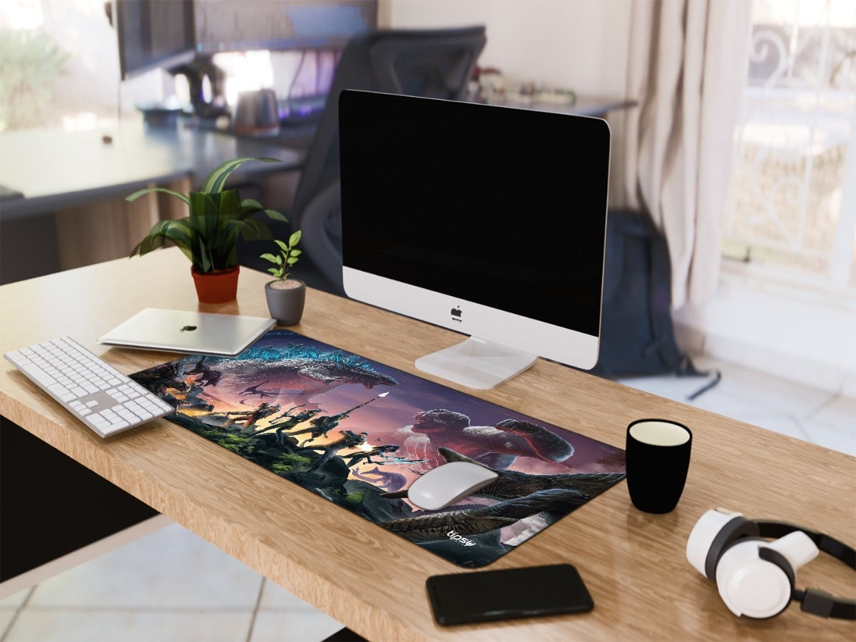 "Godzilla x Kong Titan Chasers " Gaming Mousepad Elevate Your Gaming Experience