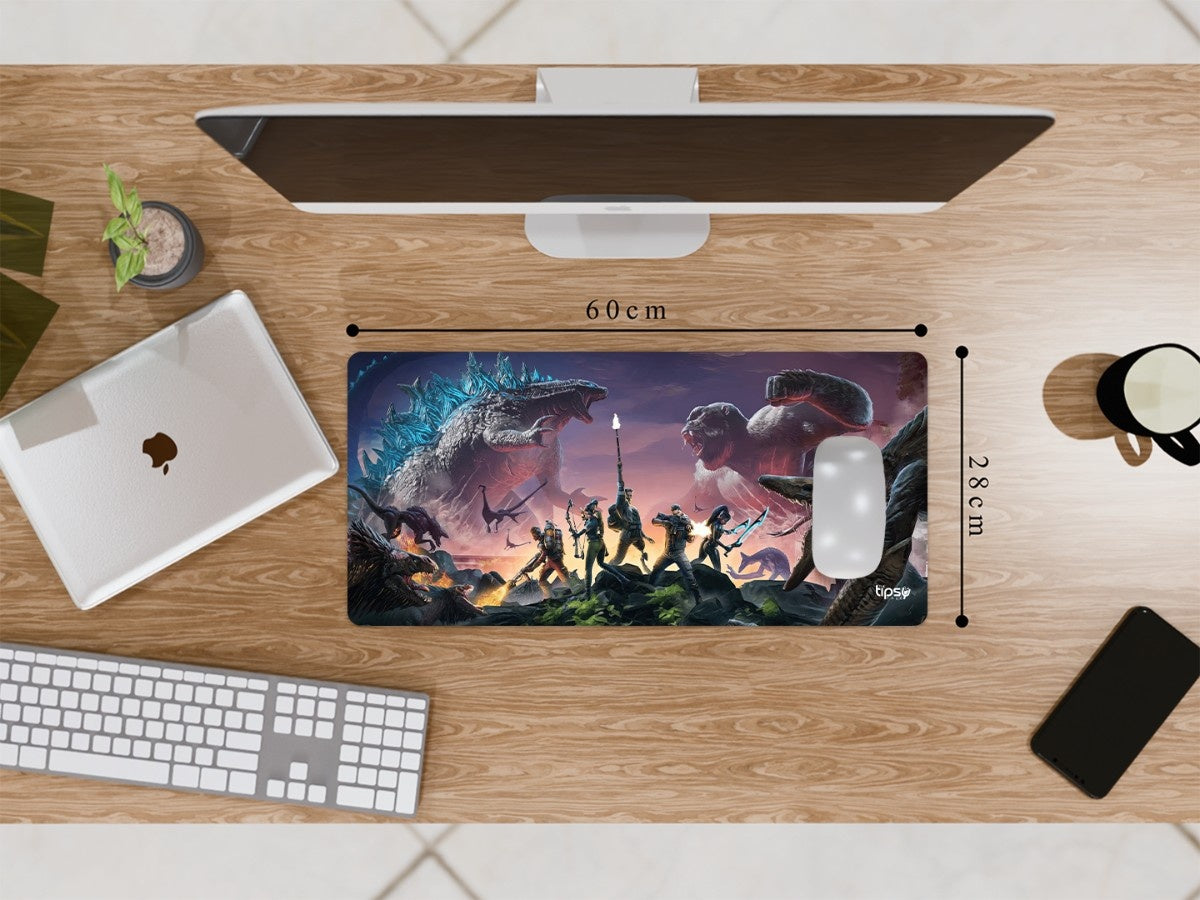 "Godzilla x Kong Titan Chasers " Gaming Mousepad Elevate Your Gaming Experience