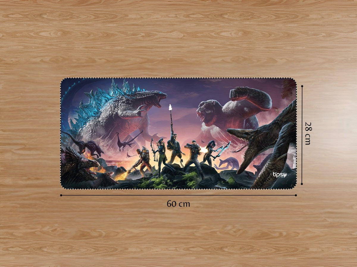 "Godzilla x Kong Titan Chasers " Gaming Mousepad Elevate Your Gaming Experience