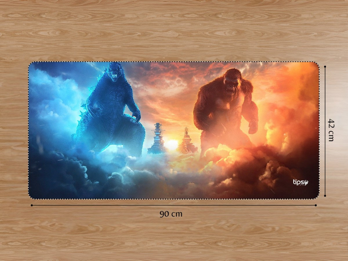 " Godzilla vs Kong" Gaming Mousepad Elevate Your Gaming Experience