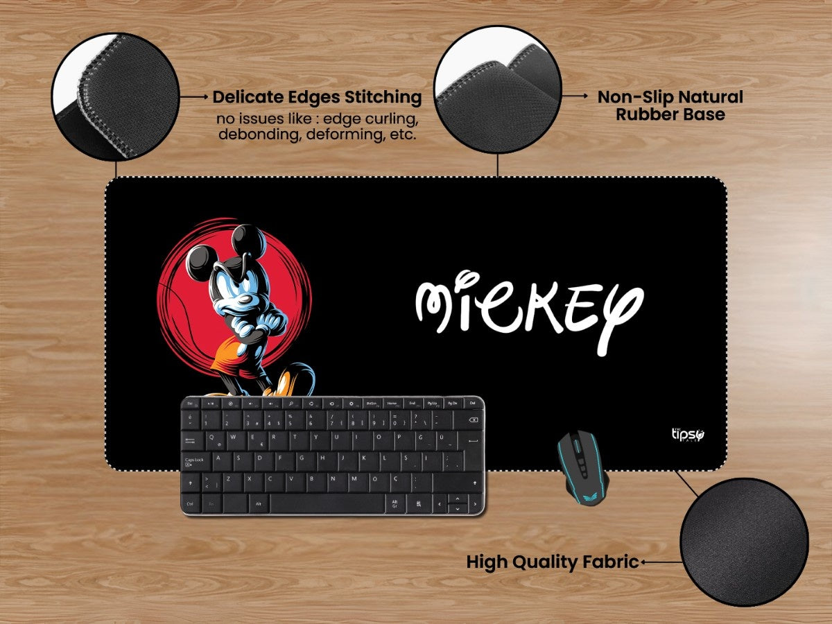 " Mickey Mouse Annoyed Look" Gaming Mousepad Elevate Your Gaming Experience