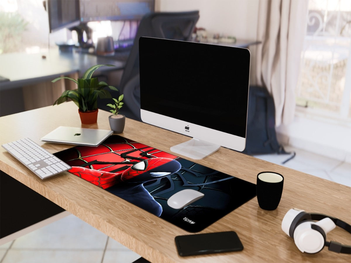 "Spider Man Classic and Symbiote" Gaming Mousepad Elevate Your Gaming Experience